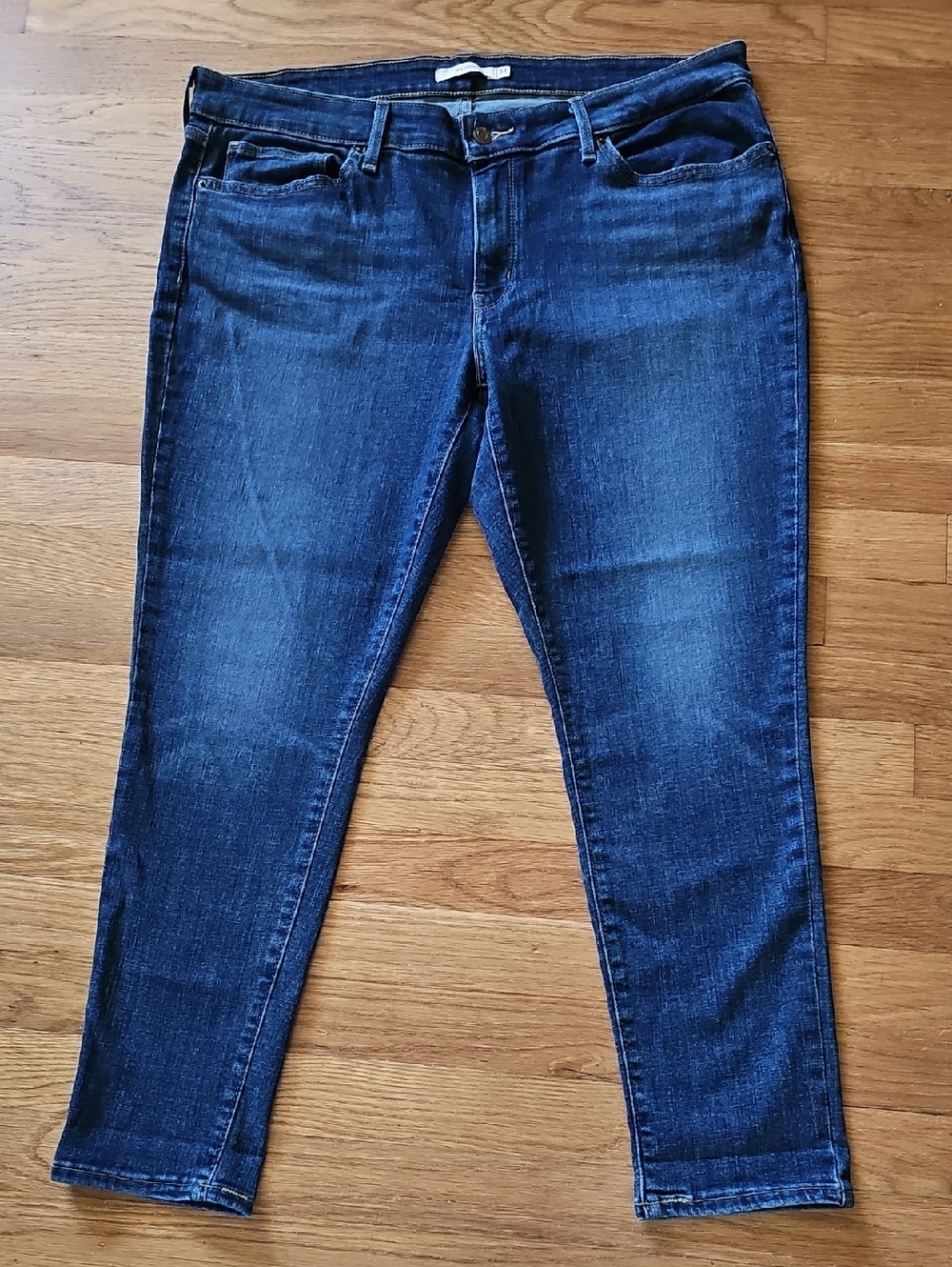 Levi's 711 Skinny Stretch Jeans Women's Size 35" Waist X 27" Inseam Length